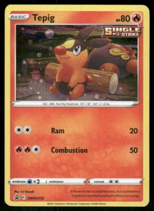 SWSH: Sword & Shield Promo Cards #SWSH172 Tepig - Picture 1 of 2