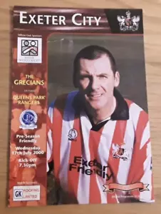 Exeter City v Queens Park Rangers 2000/01 Pre-Season Friendly - Picture 1 of 1