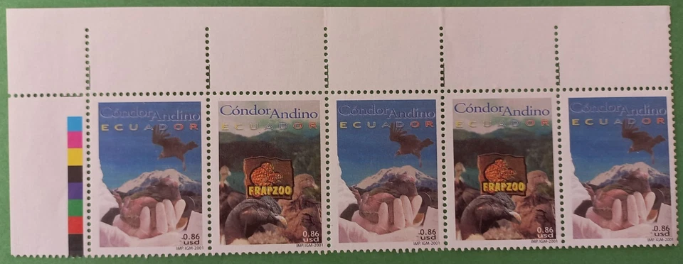 Ecuador 2001 Sc#1576 Andean Cóndor Preservation (Block) - Image 1 of 1