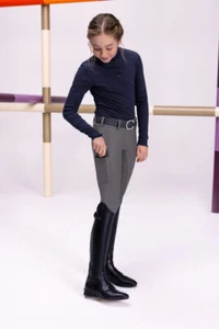PIKEUR XENIA GR Kind Reithose VB GRIP hellgrau Sportswear AW 23 - Bild 1 von 4