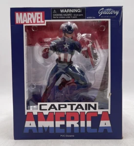 Diamond Select Marvel Gallery Captain America 9" PVC Diorama by Jean St. Jean - Picture 1 of 6