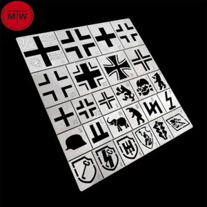 1/16 Deutscher Königstiger/Tiger/Panther Panzer Leckage Spray Schablone Template Tools - Bild 1 von 5