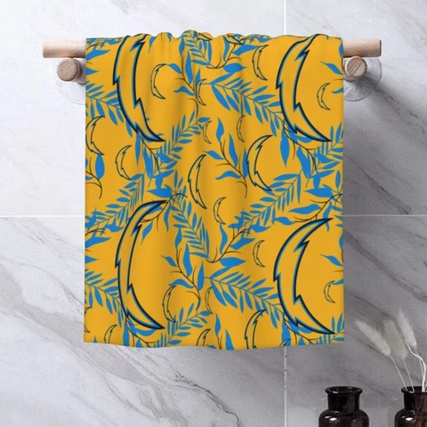 San Diego Chargers Face Wash Cloth Print Towel Sheet Strong Water Absorption Cover
