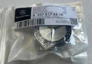 Mercedes-Benz Blue Hood Emblem Logo 57mm CLK CLS E GL GLK ML SL PN-A2078170316 - Picture 1 of 9