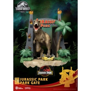 Jurassic Park D-Stage Diorama Park Gate Beast Kingdom - Picture 1 of 3