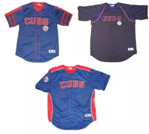 Chicago Cubs Baseball Jersey Button Down Replica Men's Jersey Top - Picture 1 of 6