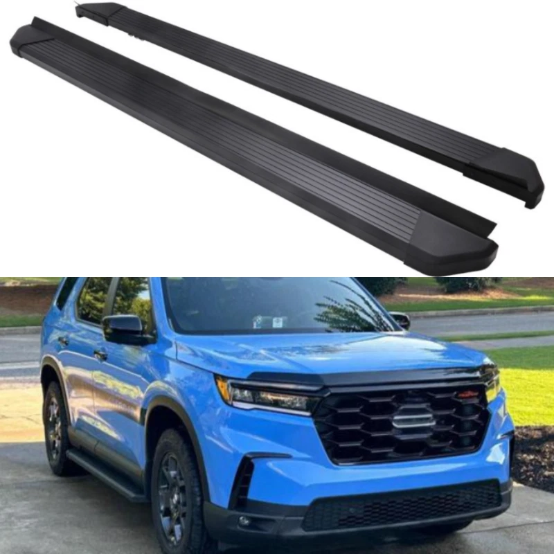 2 piezas estriberas barras laterales pedales para Honda Pilot 2023-2025 600 lb peldaños laterales Foto 1 de 4