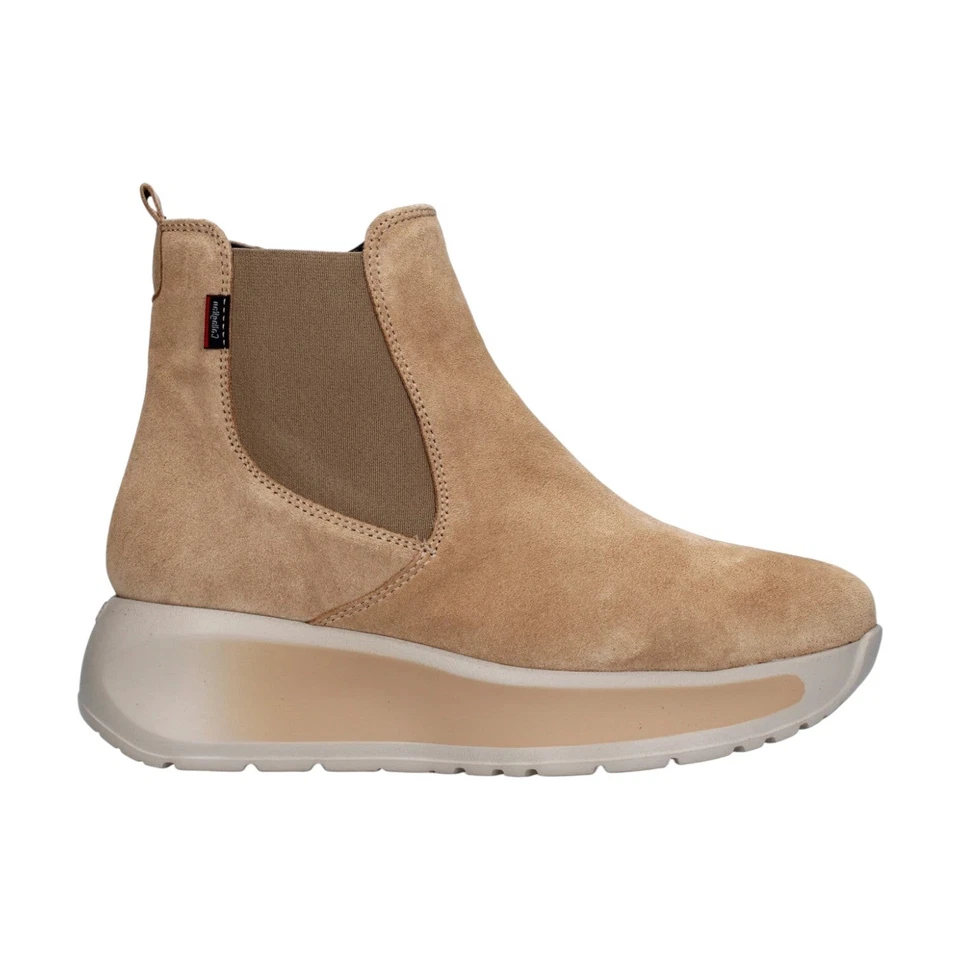 Callaghan Beatles Platform Donna in Nabuck Beige - Immagine 1 di 1