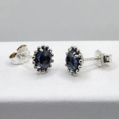 Original Pandora Ohrstecker Mitternachts Blau 290561NBC #23 - Bild 1 von 3