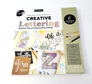 SpiceBox Creative Hand Lettering Kit Impara Calligrafia Set con quaderno creativo - Foto 1 di 7