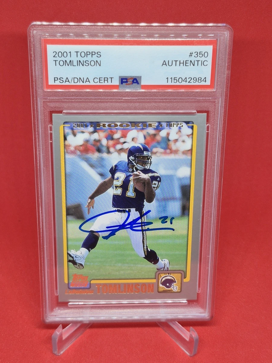 LaDainian Tomlinson Topps Football Trading Card Singles for sale