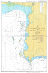 1046 Äußere Anflüge Häfen Krung Thep Karte Ta Phut Karte Seemauer Admiralität - Bild 1 von 6