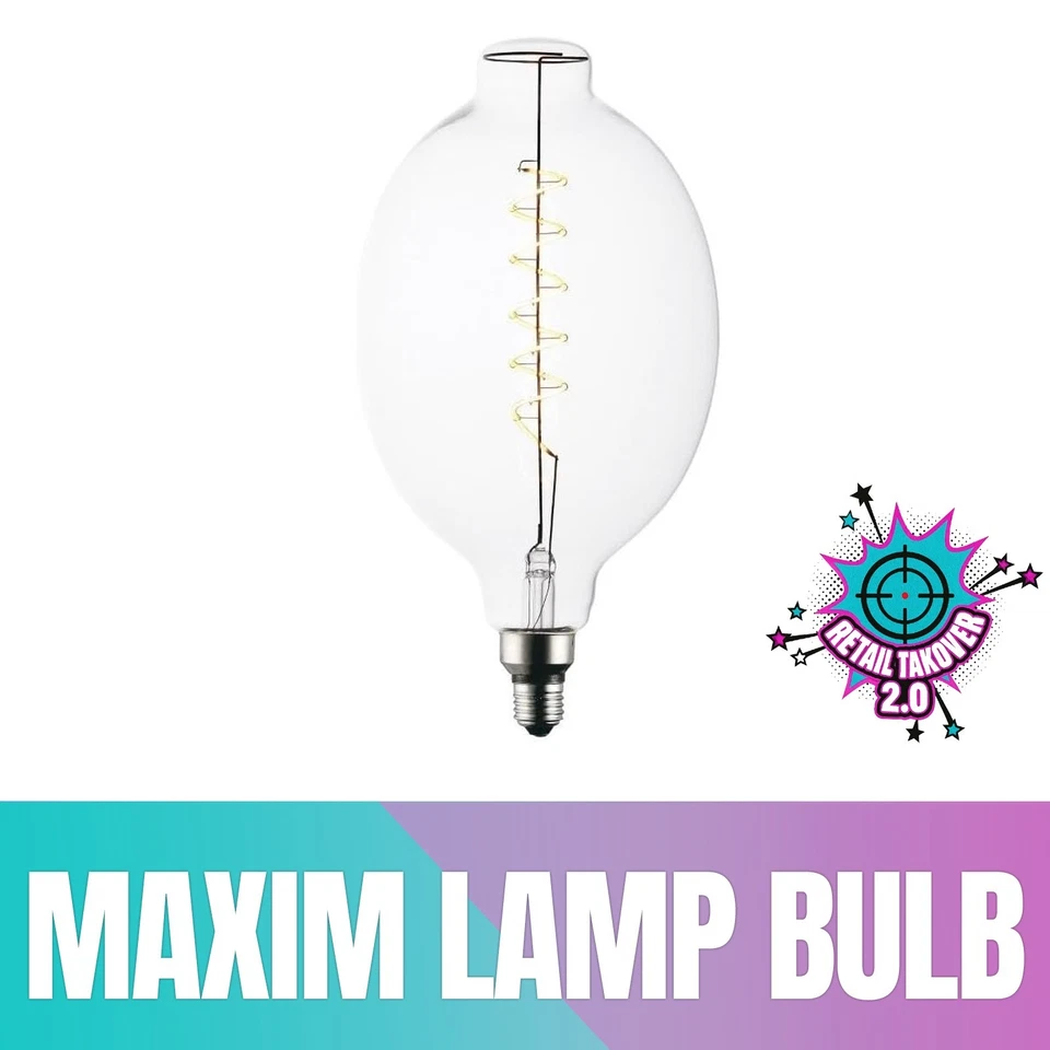 Maxim Lighting Lamp Bulb, 5W BT56 E26 CL  120V 822, Clear-BL5BT56CL120V22 - Image 1 of 4