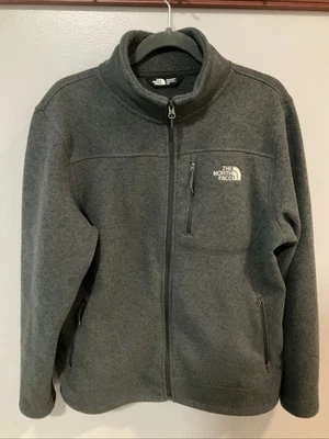 Chaqueta polar con cremallera completa negra The North Face para hombre • Talla XL extra grande Foto 1 de 4