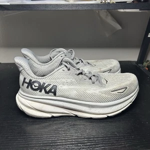 Hola Clifton 9 Wide Mens Size 9 2E Gray Running Shoes Sneakers - Picture 1 of 18