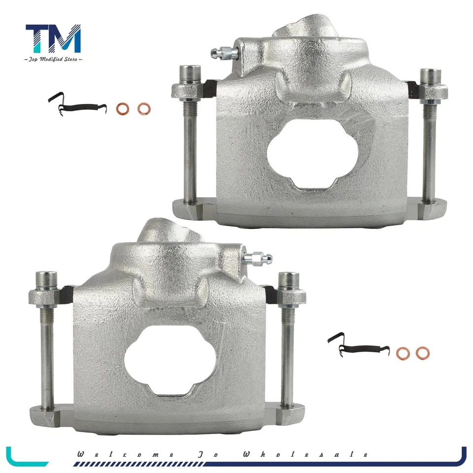 Par de pinzas de freno delanteras para Buick Riviera 72-74 Chevrolet Blazer 1971-1976 tracción trasera Foto 1 de 4