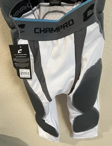 Champro Adult Man-UP 7 Pad 3/4 Football Girdle Pants /w Pads (FPGU7) Small 🔥 - Picture 1 of 7