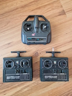 Job Lot Of Three Vintage Acoms RC Transmitters - Untested Spares or Repair. - Image 1 of 2