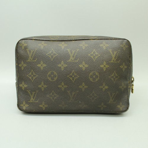 LOUIS VUITTON（LV） Louis Vuitton Trousse Toilette Pouch 23 Marrone Tela Cosmetico Pouch