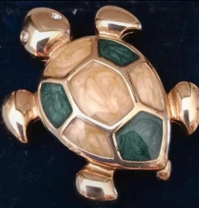 Spilla vintage Antica design Tataruga anni '50 - '60 Vogue Bijoux - Foto 1 di 2