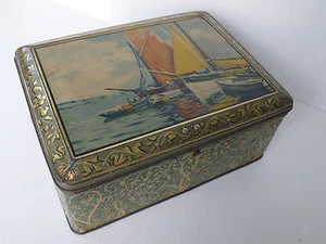 BELLE BOITE/COFFRET ANCIENNE EN TOLE - EPOQUE 1900 - Imagen 1 de 1