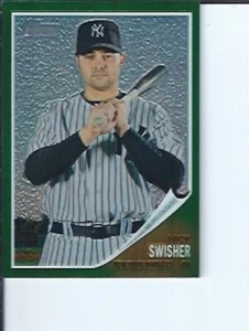 Nick Swisher 2011 Topps Heritage Green Chrome Refractor - Picture 1 of 1