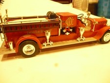 Chicago Fire Department Old School Fire Truck Custom made one of a kind  bank