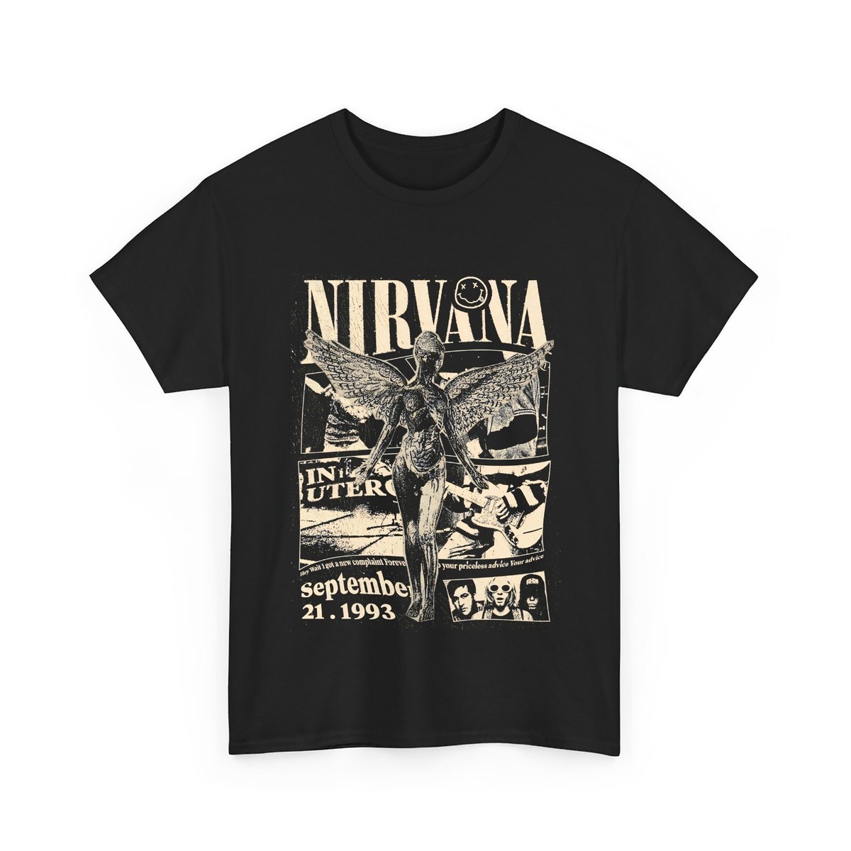NIRVANA IN UTERO Tシャツ ヴィンテージ 希少 00's NIRVANA IN UTERO T