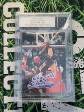 1995-96 Fleer Ultra Shaquille O Neal game used jersey Lakers Beckett Encased
