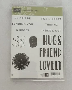 STAMPIN’ UP! • Precioso por dentro y por fuera • JUEGO DE 12 SELLOS • Te envío abrazos, amigo - Imagen 1 de 3