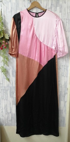 KATE SPADE Abito nero kate vanga rosa lunghezza 50 pollici