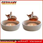 Cute Fox Candle Holder Cartoon Candlestick Lamp Holder for Animal Lovers
