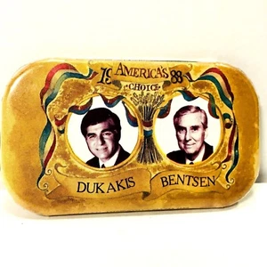 1988 Democratic National Convention Atlanta GA Michael Dukakis Bentsen Button - Picture 1 of 2