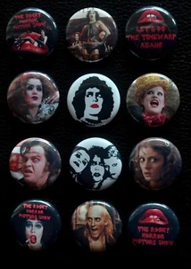 The Rocky Horror Picture Show - 1 Inch Buttons - Set of 12  - Picture 1 of 2
