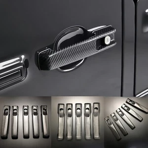 Carbon Fiber Door Handle Cover Trim For Benz G Class W464 W463 G65 G63 G500 G550 - Picture 1 of 11