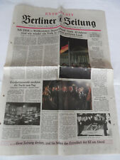 Original Extrablatt Berliner Zeitung vom 03.10.1990 mit Sonderausgabe am Abend