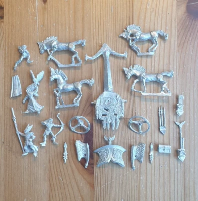 Complete MD4 Elven Attack Chariot Warhammer 1980s Citadel Metal OOP - Image 1 of 4