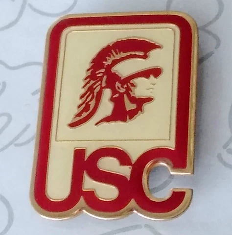 Vintage USC Trojan Magnet 1.75" College Mascot Logo Cover