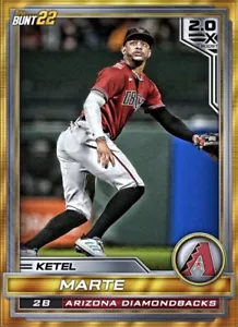 [DIGITAL CARD] Topps Bunt - Ketel Marte - 2022 Base Series 1 - Tier 5 Gold - Picture 1 of 1