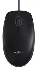 Logitech B100 Maus Optische Computer Maus Schwarz mit Kabel USB 800 DPI - Bild 1 von 1
