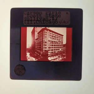 Carson Pirie Scott Chicago Architecture L. Sullivan 35 mm vetrini diapositive lotto di 34 - Foto 1 di 24