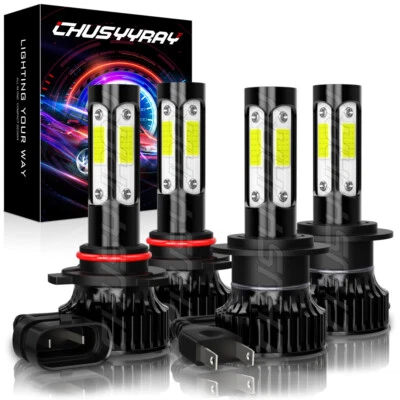 Para Subaru Outback Legacy 2005-2014 4x LED Faros Bombillas Luz Alta/Baja Foto 1 de 4