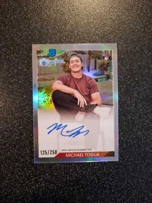 Bowmans Best Michael Toglia 1992 Bowman Randy Johnson Rookie Auto #125/150 2023 Foto 1 de 3