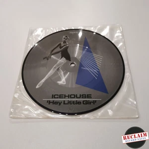 icehouse hey little girl 7" picture disc vinyl record very good condition - Picture 1 of 3