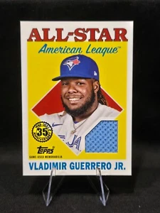 2023 Topps '88 Topps All Star Relics #88ASRVG Vladimir Guerrero Jr.! Blue Jays - Picture 1 of 1