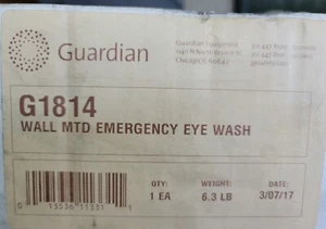 Guardian G1814 Wall Mounted Eye Wash Station Stainless Steel P - Picture 1 of 3