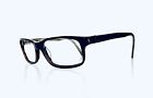 Liz Claiborne Black Rectangular Glasses W Wood Style Interior Jake 55 16 145