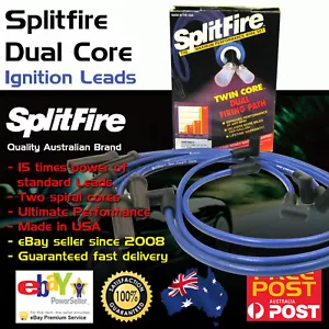 Splitfire Twin Core 8mm Ignition Spark Plug Leads Fits Commodore V8 VB 253 308 - Picture 1 of 2