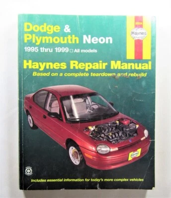 Haynes Dodge / Plymouth Neon Repair Manual 30034 - Image 1 of 2
