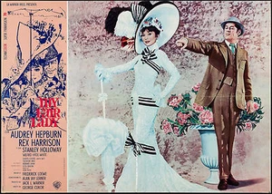 Movie Poster My Fair Lady 1965 Italian 26"x36.5" VF+ 8.5 Audrey Hepburn - Picture 1 of 1